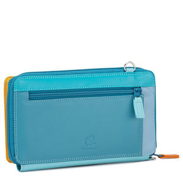 Zip Round Multi Purse with Shoulder Strap - Sardinia