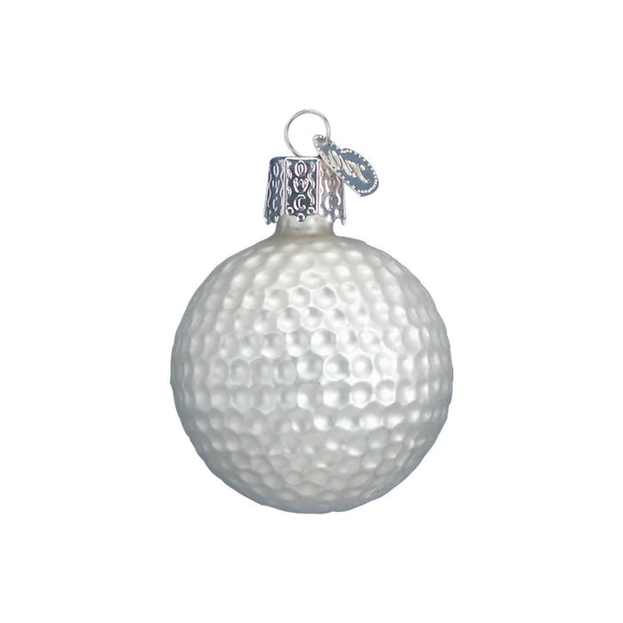 Golf Ball Glass Ornament