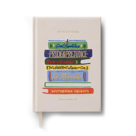 Book Club Embroidered Book Journal