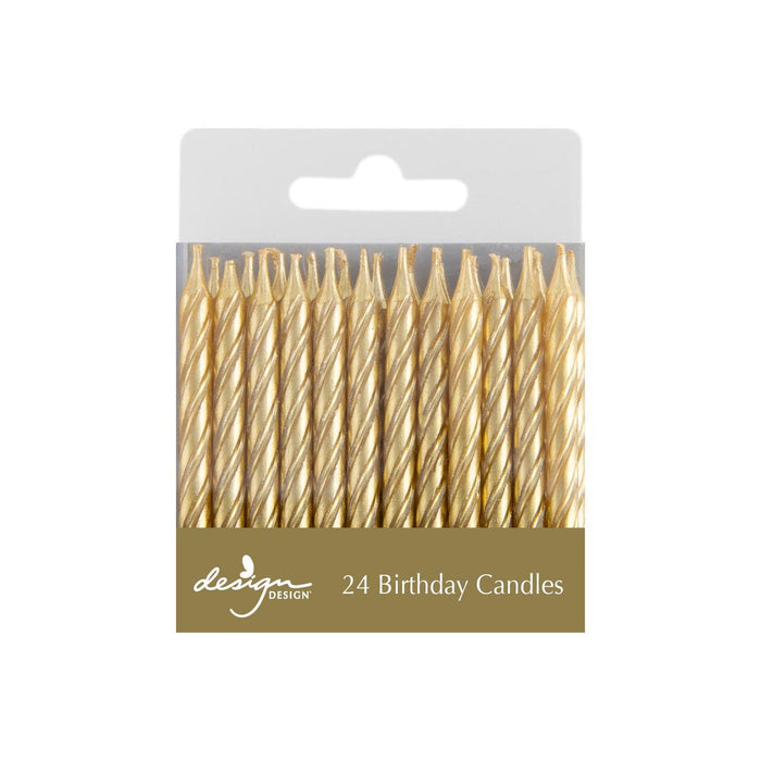 Gold Twist Candles