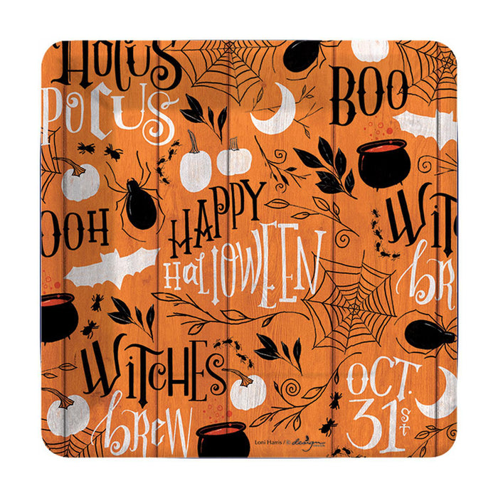 Happy Halloween Collage Dessert Plates
