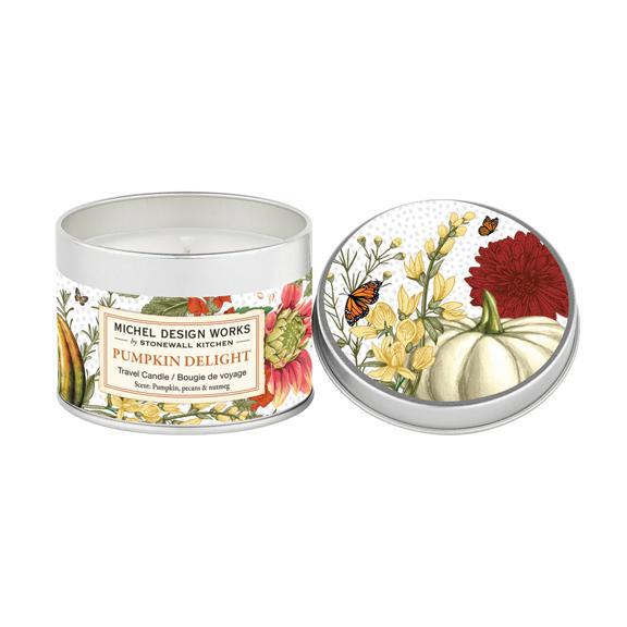 Pumpkin Delight Travel Tin Candle