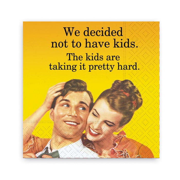 Not Have Kids Beverage Napkins