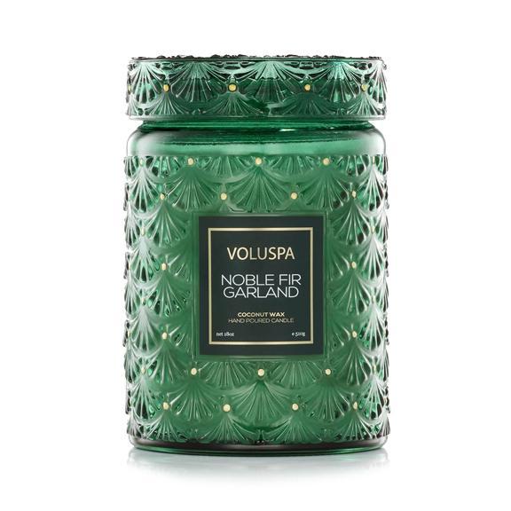 Noble Fir Garland Large Jar Candle