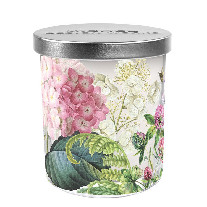 Wild Hydrangea Candle with Decorative Jar