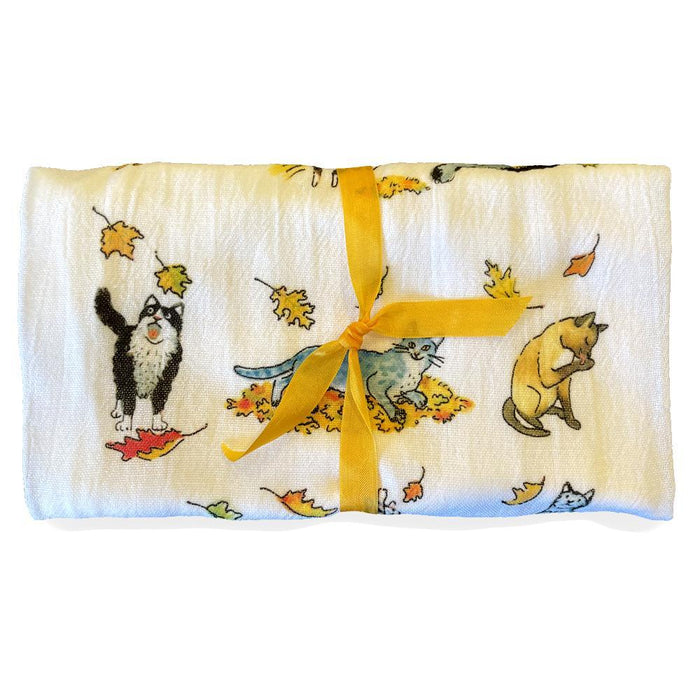 Fall Cats Flour Sack Towel