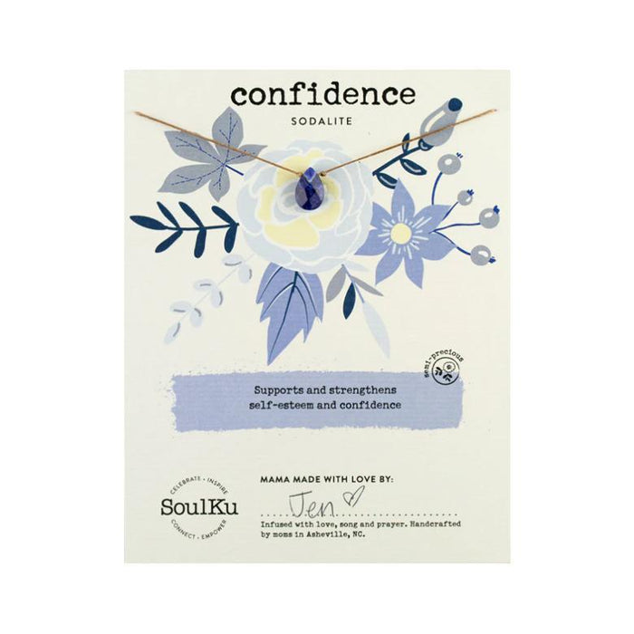 Soul Full of Life Necklace- Sodalite for Confidence
