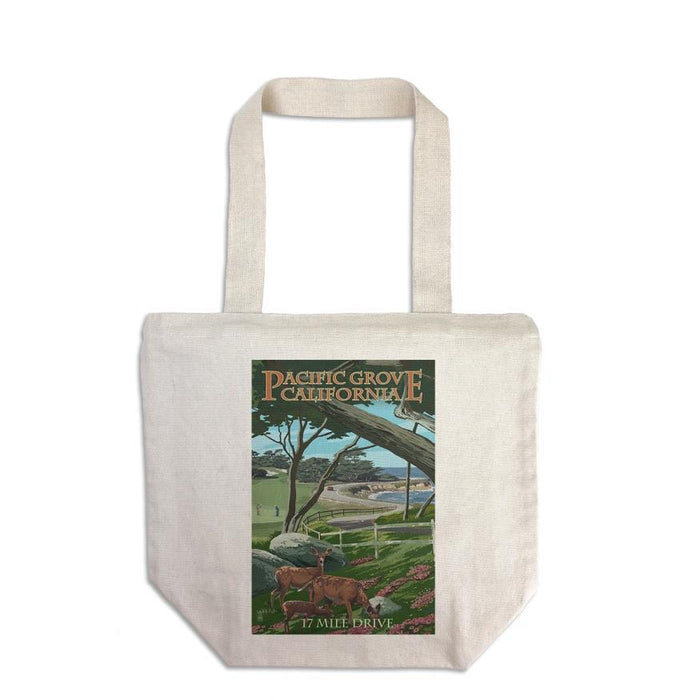 Pacific Grove 17 Mile Drive Organic Tote
