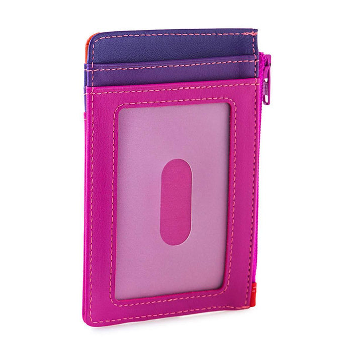 Credit Card Holder with Coin Purse - Sangria