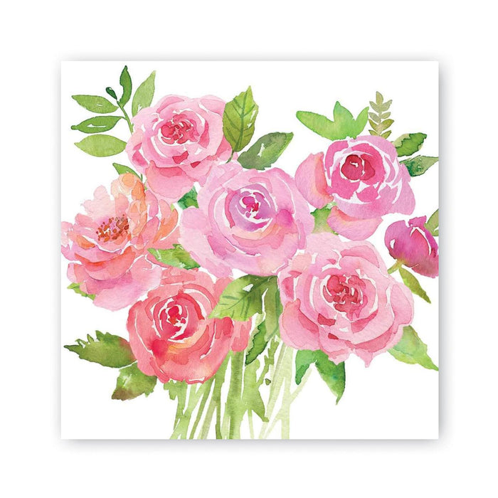 Merci Roses Beverage Napkins