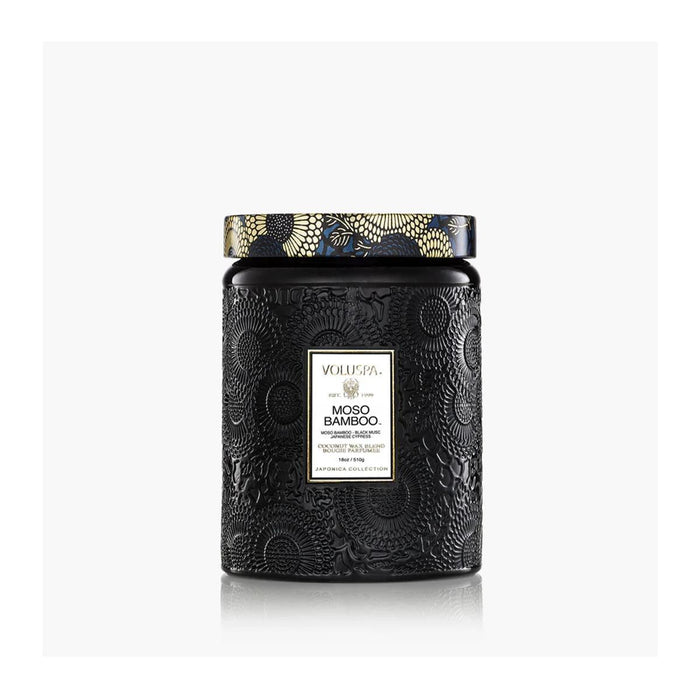 Moso Bamboo Large Jar Candle