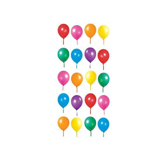 Puffy Balloon Stickers