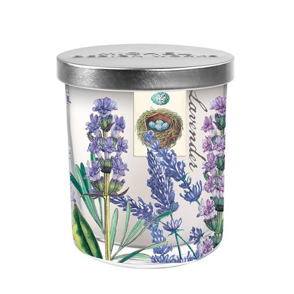 Lavender Rosemary Decorative Glass Candle