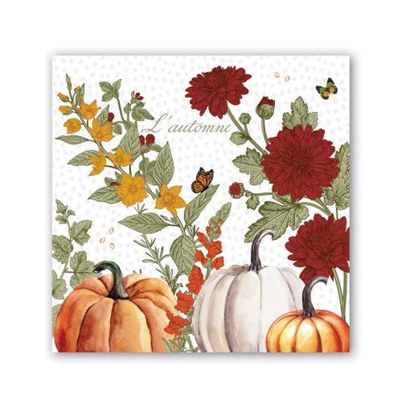 Pumpkin Delight Beverage Napkin