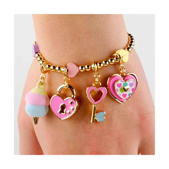Charm It! Gold Cotton Candy Charm