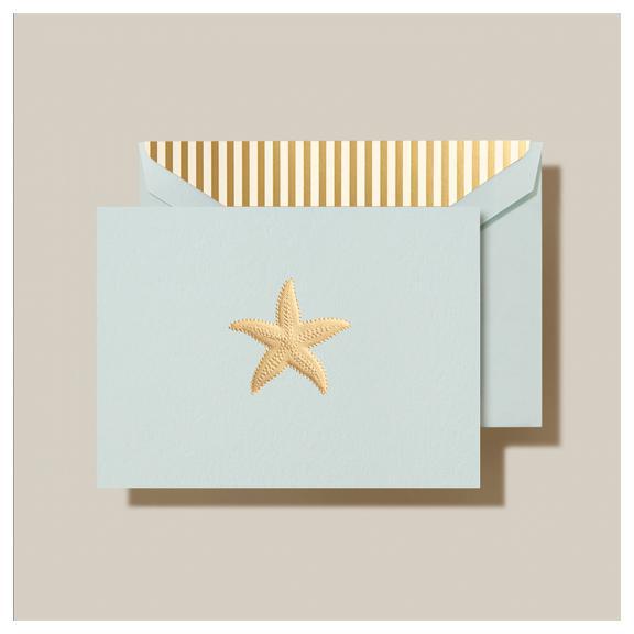 Engraved Starfish Notes