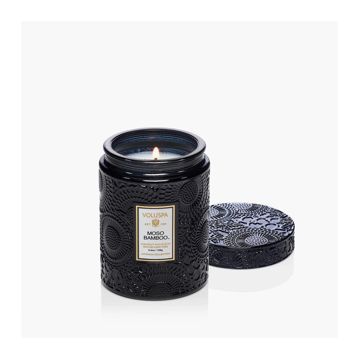 Moso Bamboo Small Jar Candle