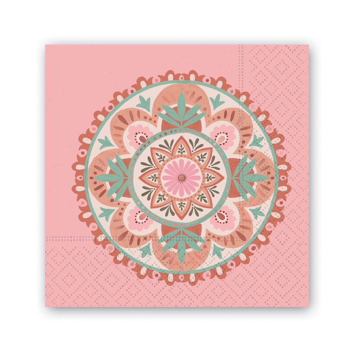 Bohemian Blossom Beverage Napkins