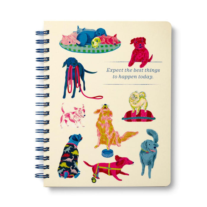 Spiral Notebook - Expect The Best Things