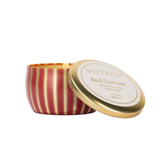 Holiday Tin Candle - Red Currant