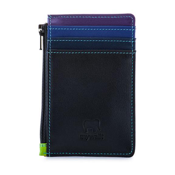 Credit Card Holder with Coin Purse - Black Pace