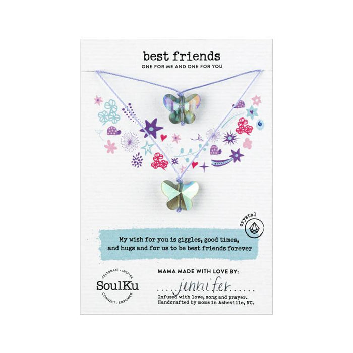 Little Wishes Necklace - Brilliant Blue BFF Set