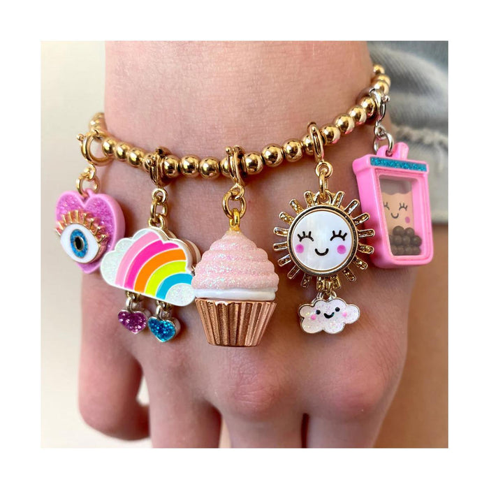 Charm It! Bracelet - Gold Bead Stretch