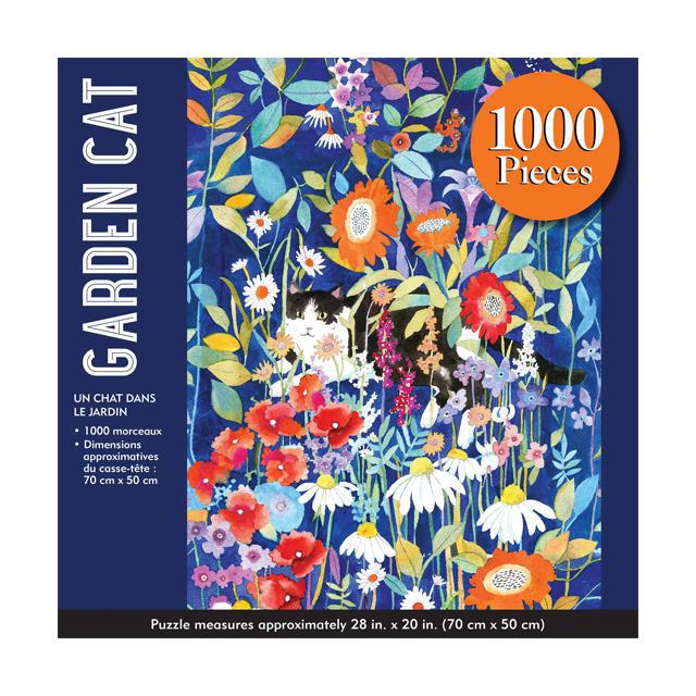 Cat in the Garden 1000 Piece Puzzle