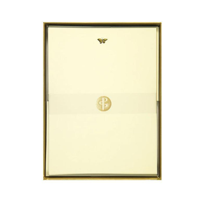 Gold Butterfly Letter Sheets