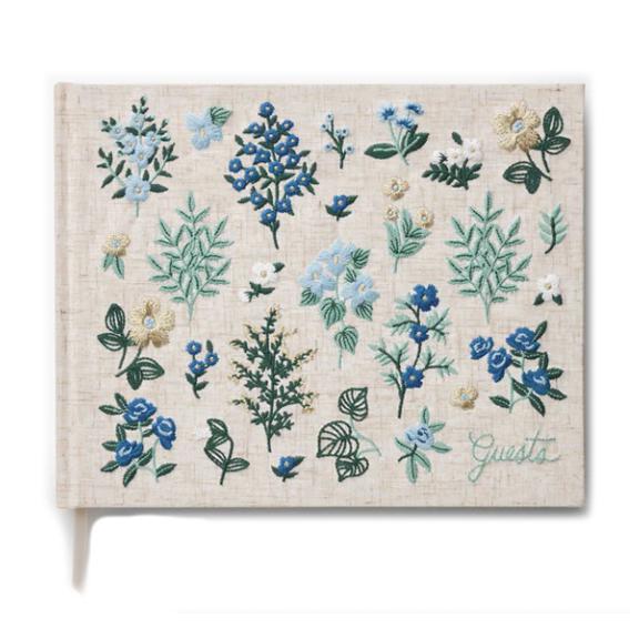 Wildwood Embroidered Guest Book