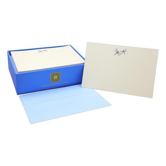 Blue Dragonflies Correspondence Cards