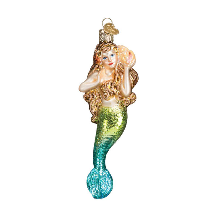 Mermaid Glass Ornament