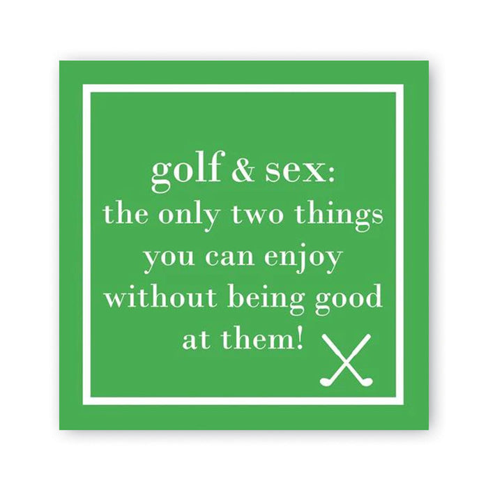 Golf & Sex Beverage Napkins