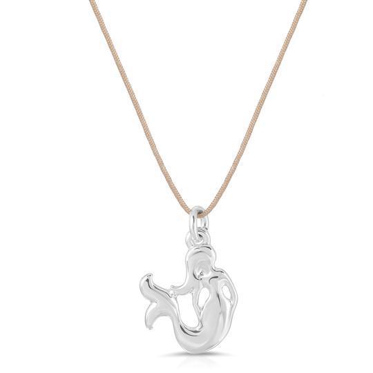 Ocean Life Silver Mermaid Necklace
