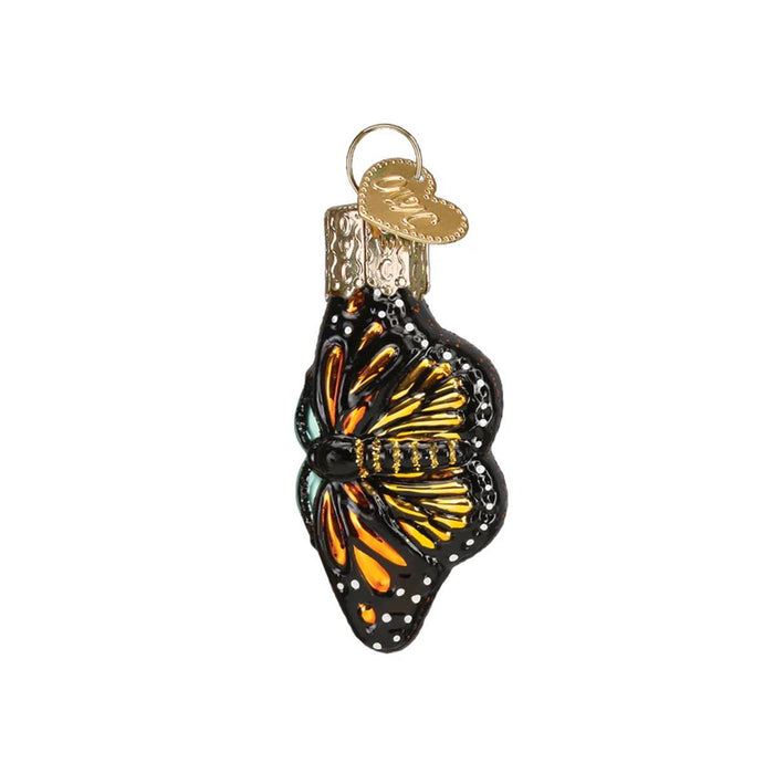 Mini Monarch Butterfly Glass Ornament