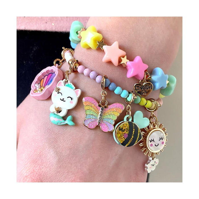 Charm It! Gold Purrmaid Charm