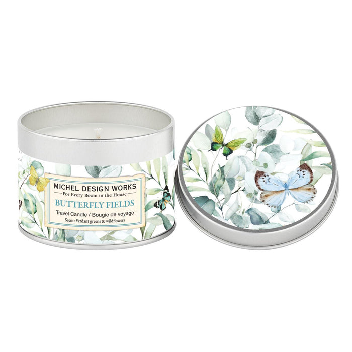 Butterfly Fields Travel Tin Candle