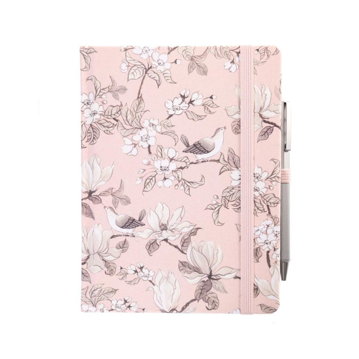 Birds Petite Presse Fabric Journal