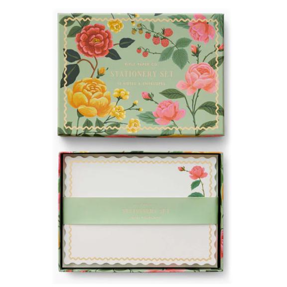 Roses Stationery Set