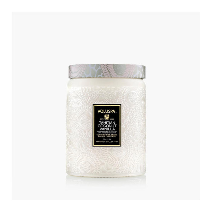 Tahitian Coconut Vanilla Large Jar Candle