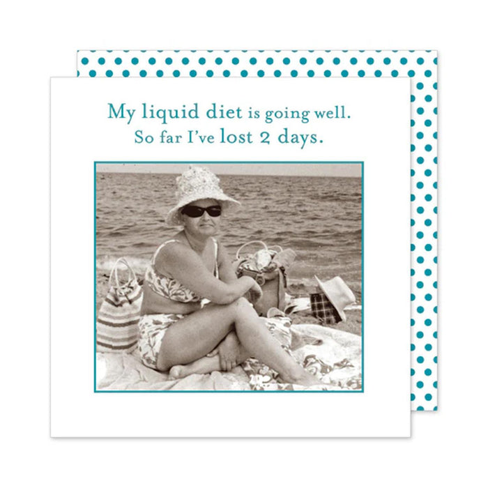 Liquid Diet Beverage Napkins