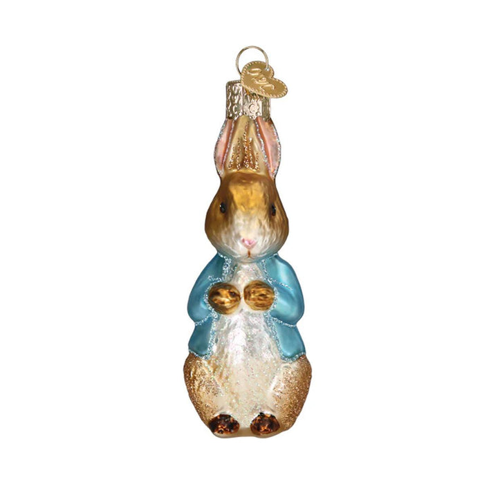 Peter Rabbit Glass Ornament