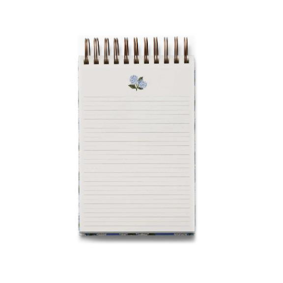 Hydrangea Desktop Spiral Notepad