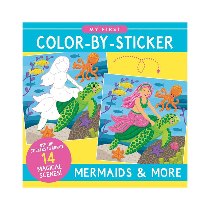 First Color by Sticker: Mermaids & More