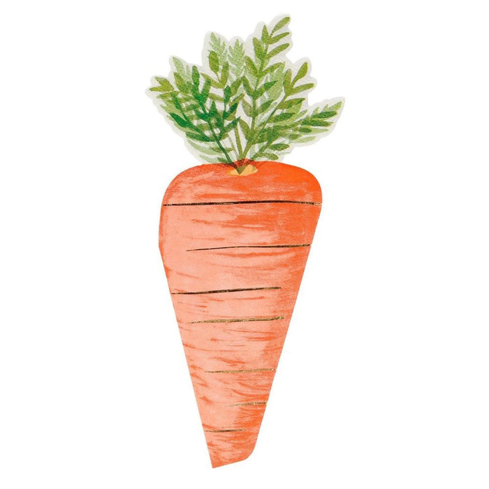 Carrot Diecut Napkins