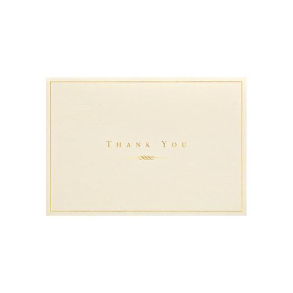 Gold & Cream Thank You Notes