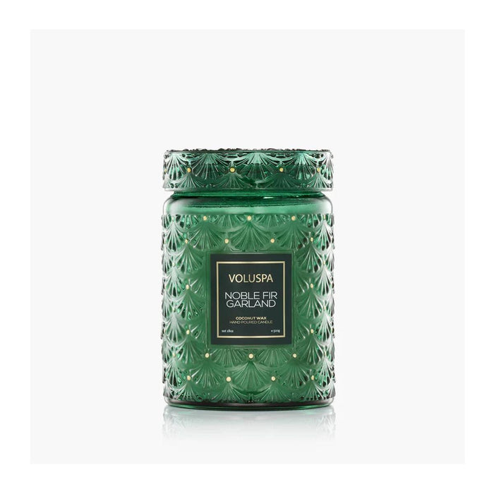 Holiday Noble Fir Garland Large Jar Candle