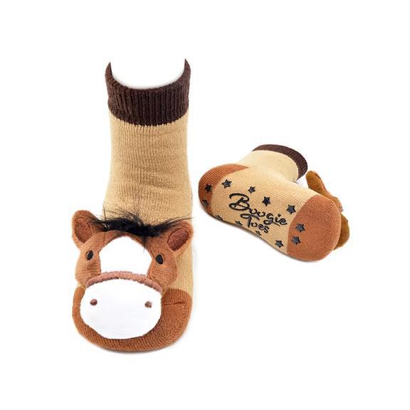 Boogie Toes Rattle Socks 0-1 Years - Derby Pony