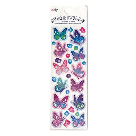 Holographic Butterflies Stickers