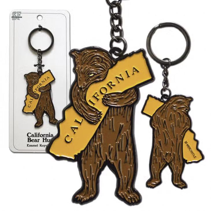 CA Bear Hug Enamel Key Chain